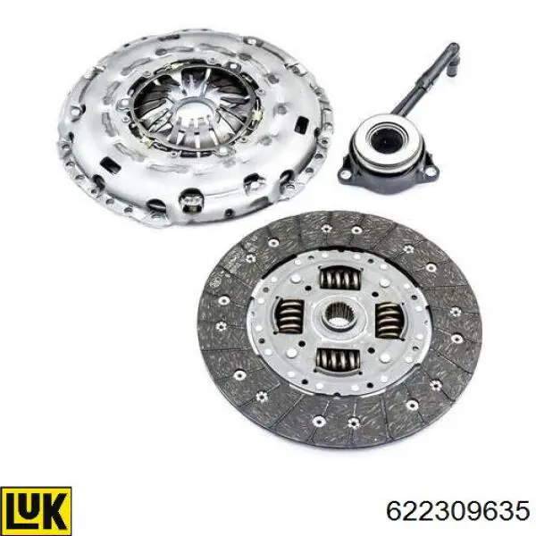 622309635 LUK Zestaw sprzęgła (3 części)