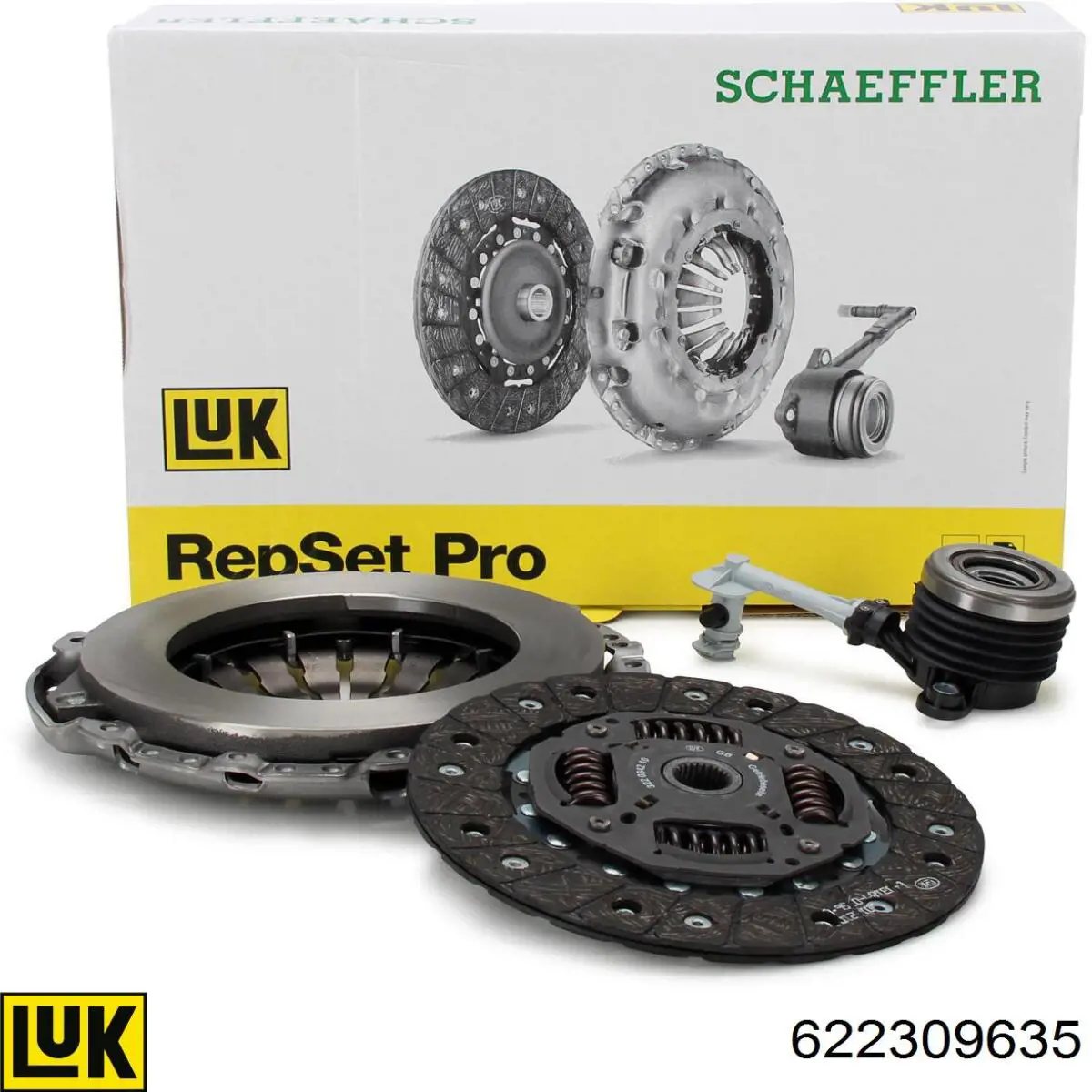 Zestaw sprzęgła (3 części) LUK 622309635 cena, od 177,29 USD