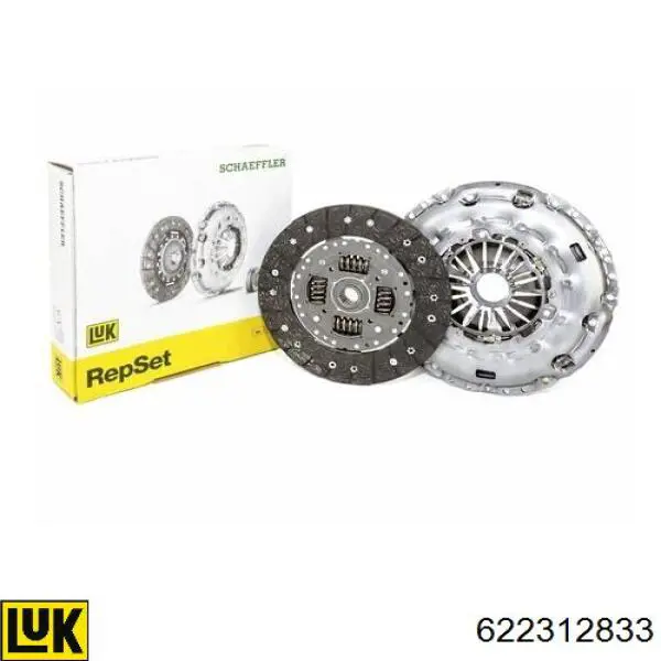 Zestaw sprzęgła (3 części) LUK 622312833 cena, od 254,26 USD