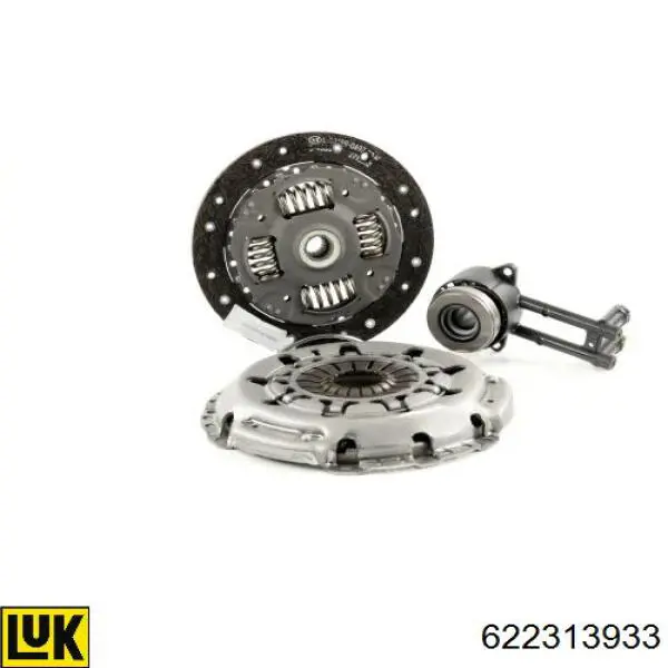 Zestaw sprzęgła (3 części) LUK 622313933 cena, od 185,62 USD