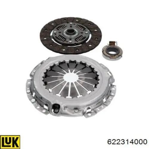 Zestaw sprzęgła (3 części) 622314000 LUK