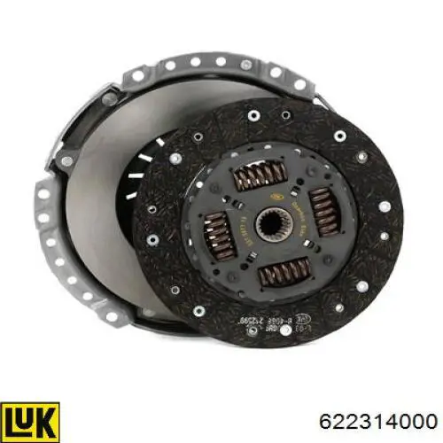 Zestaw sprzęgła (3 części) LUK 622314000 cena, od 185,38 USD