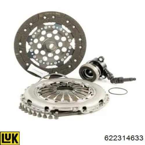 Zestaw sprzęgła (3 części) LUK 622314633 cena, od 193,91 USD