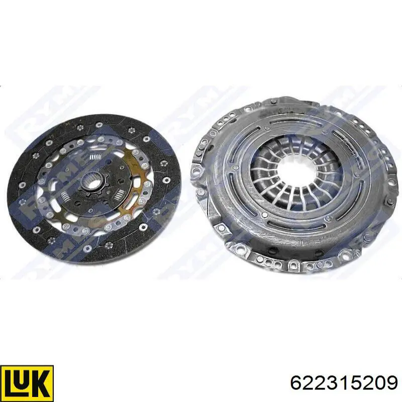 Zestaw sprzęgła (3 części) Blue Print ADW1930135 cena, od 150,10 USD