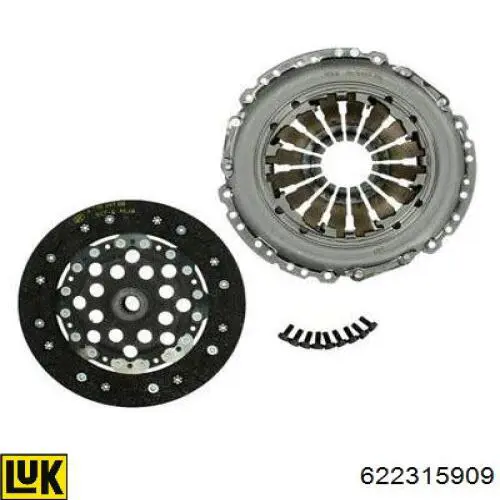 Zestaw sprzęgła (3 części) LUK 622315909 cena, od 119,18 USD
