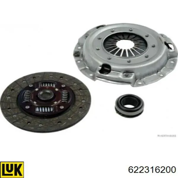 Zestaw sprzęgła (3 części) LUK 622316200 cena, od 138,81 USD