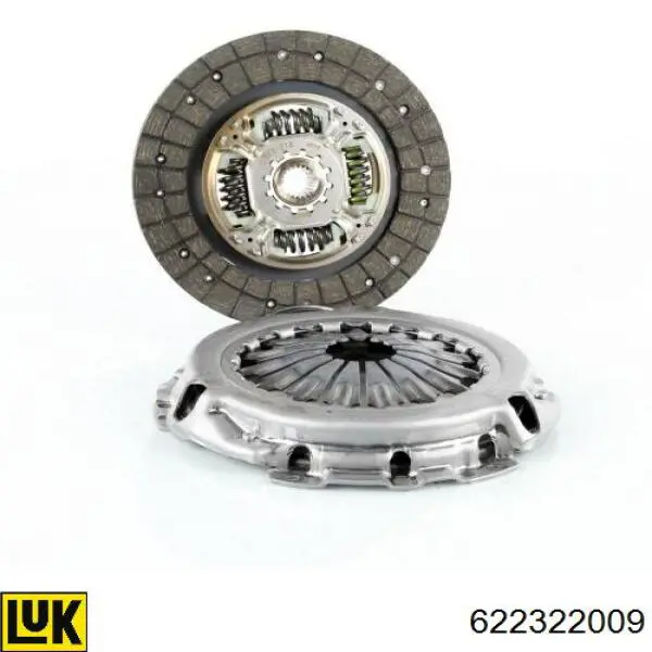 Zestaw sprzęgła (3 części) LUK 622322009 cena, od 174,09 USD