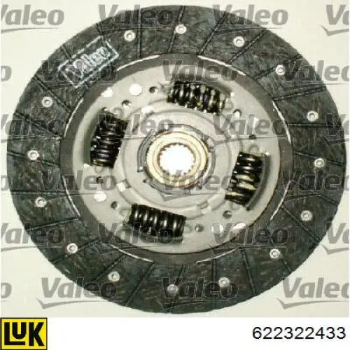 Zestaw sprzęgła (3 części) LUK 622322433 cena, od 214,01 USD