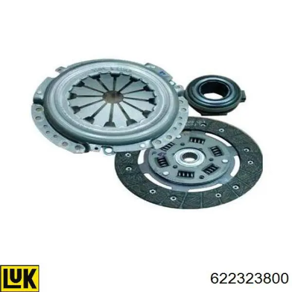Zestaw sprzęgła (3 części) LUK 622323800 cena, od 125,02 USD