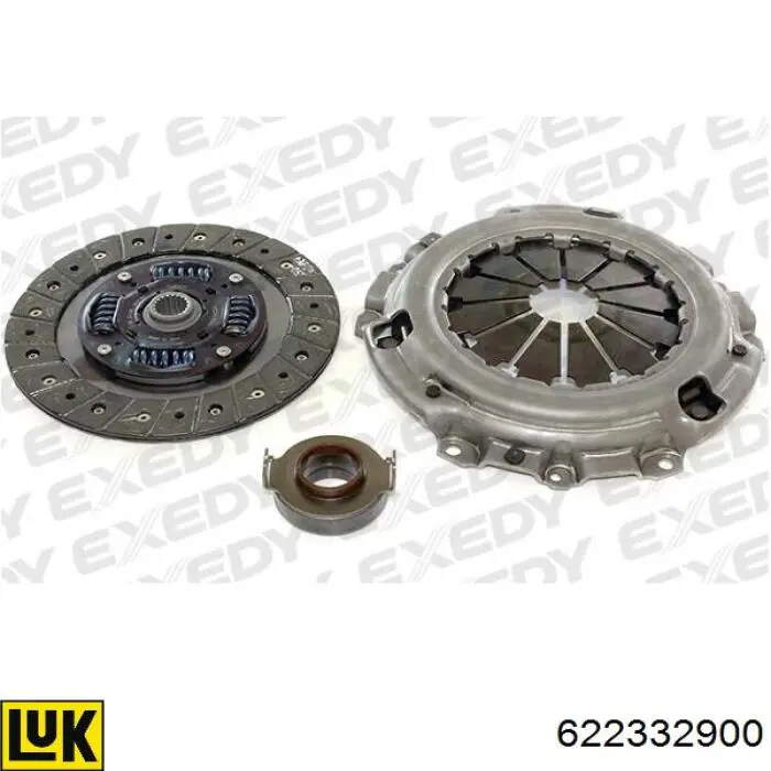 Zestaw sprzęgła (3 części) 622332900 LUK
