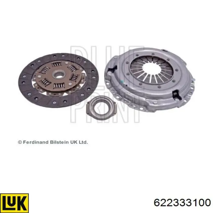 Zestaw sprzęgła (3 części) LUK 622333100 cena, od 219,27 USD