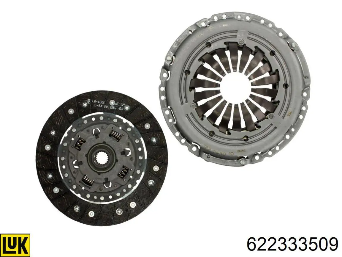 Zestaw sprzęgła (3 części) LUK 622333509 cena, od 133,66 USD