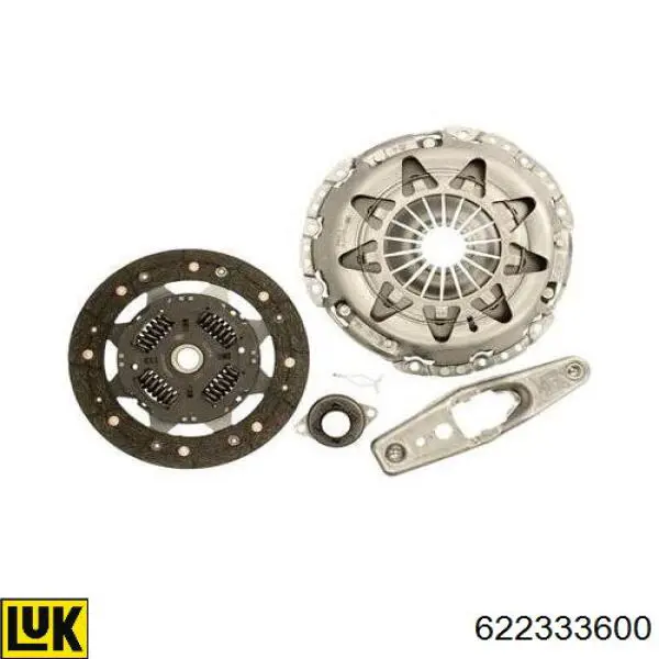 Zestaw sprzęgła (3 części) LUK 622333600 cena, od 128,02 USD