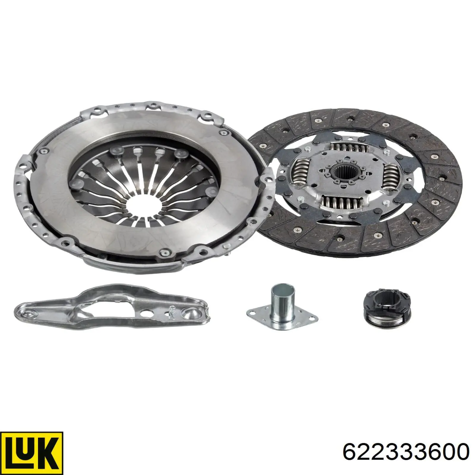 Zestaw sprzęgła (3 części) LUK 622333600 cena, od 128,02 USD