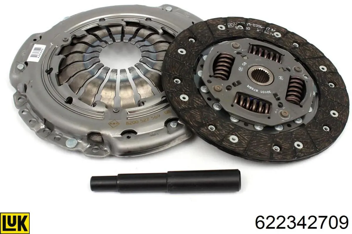 Zestaw sprzęgła (3 części) LUK 622342709 cena, od 126,21 USD