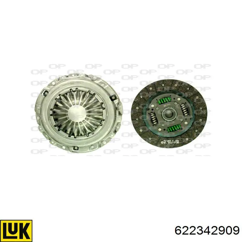 Do koszyka 4152501100 Mercedes Zestaw sprzęgła (3 części)