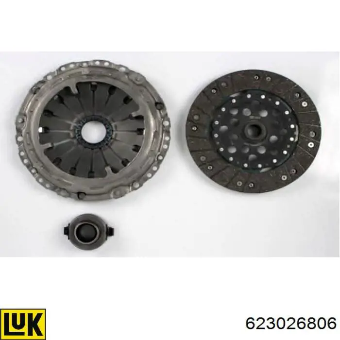 Zestaw sprzęgła (3 części) 623026806 LUK