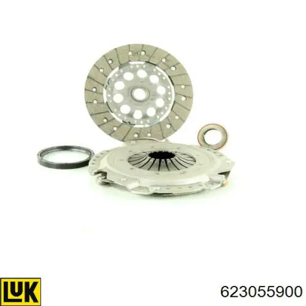 Do koszyka 623055900 LUK Zestaw sprzęgła (3 części)
