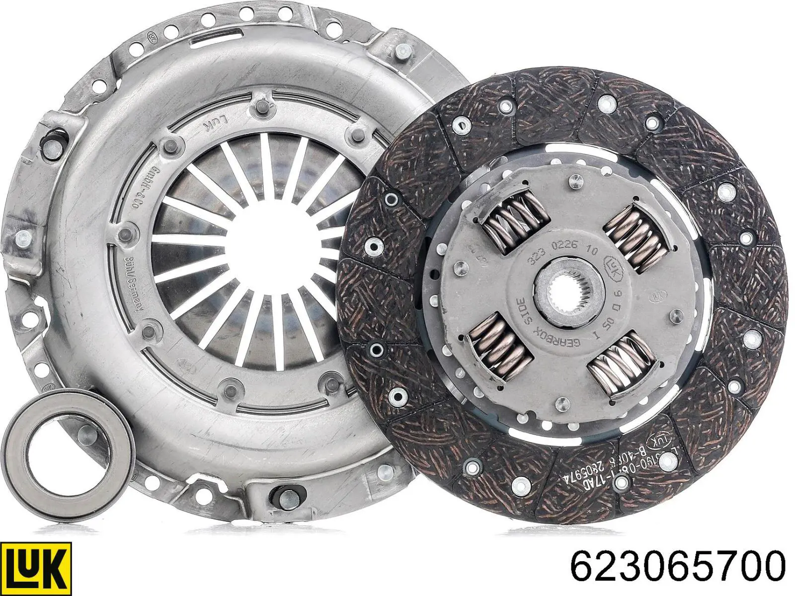 Do koszyka 623065700 LUK Zestaw sprzęgła (3 części)