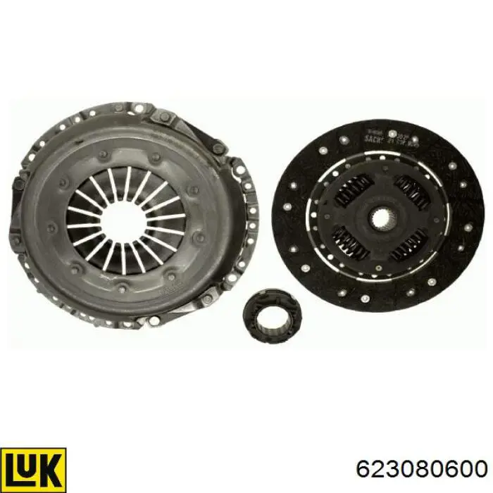 Do koszyka 623080600 LUK Zestaw sprzęgła (3 części)