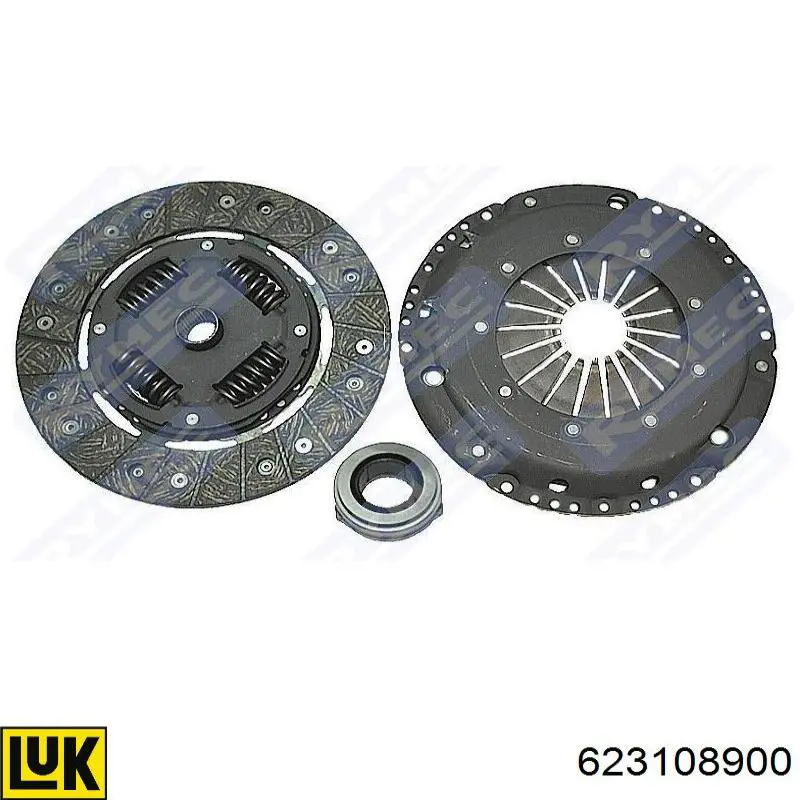 Zestaw sprzęgła (3 części) 623108900 LUK