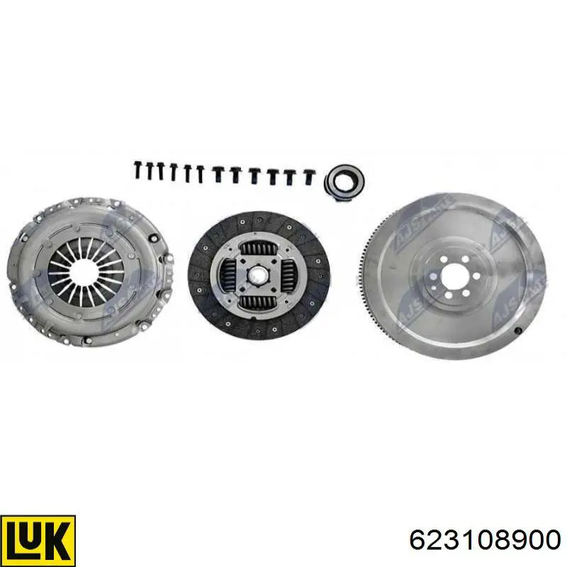 Zestaw sprzęgła (3 części) LUK 623108900