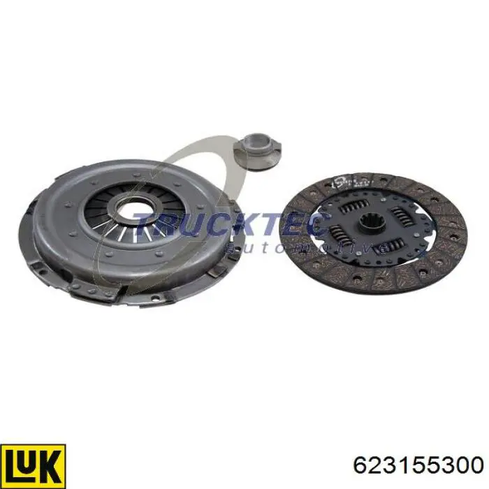 Zestaw sprzęgła (3 części) LUK 623155300