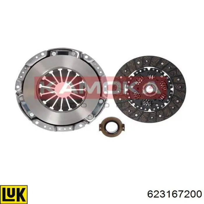 Zestaw sprzęgła (3 części) 623167200 LUK