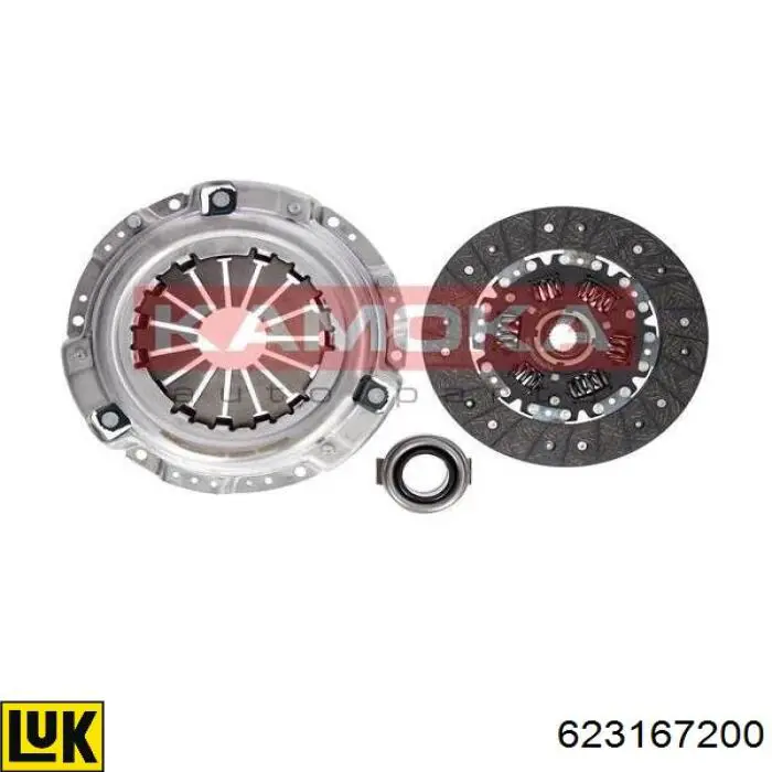 Zestaw sprzęgła (3 części) 623167200 LUK