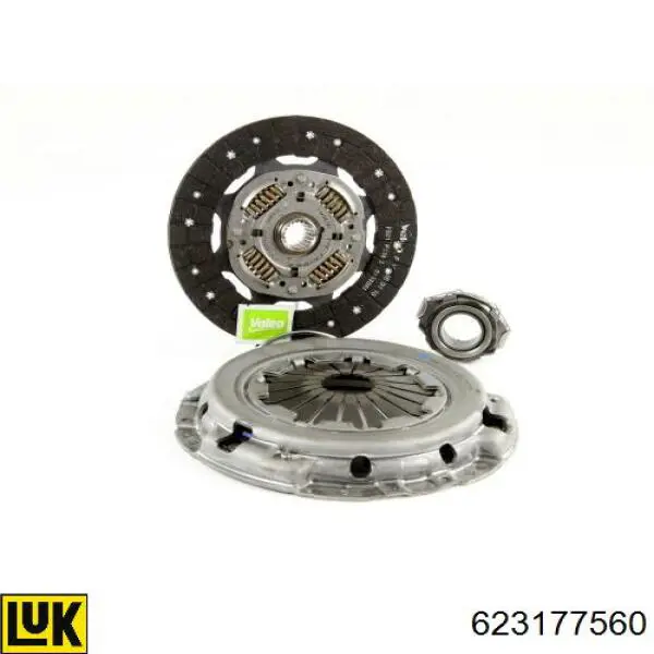 Zestaw sprzęgła (3 części) LUK 623177560 cena, od 139,21 USD
