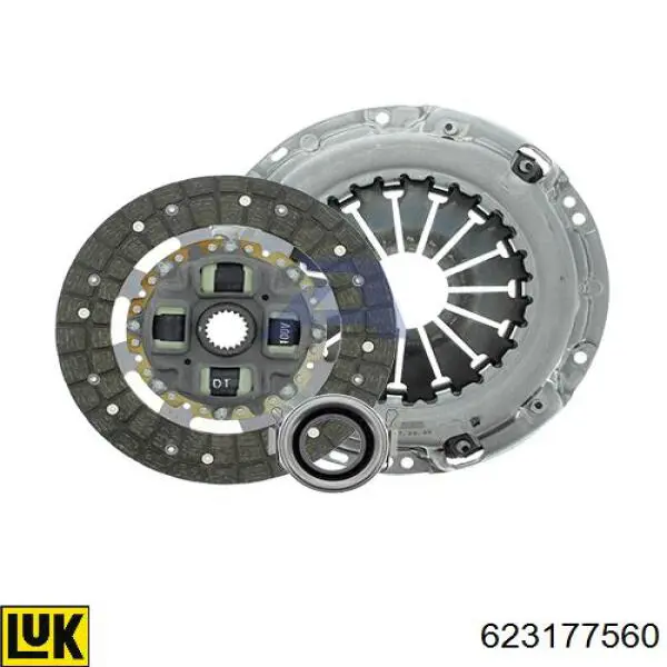 Do koszyka 623177560 LUK Zestaw sprzęgła (3 części)
