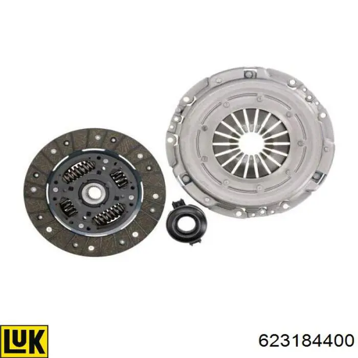 Zestaw sprzęgła (3 części) LUK 623184400 cena, od 176,27 USD
