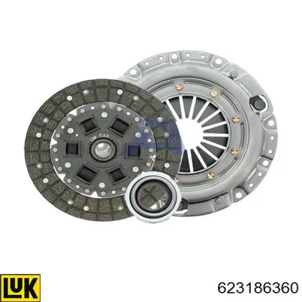 Zestaw sprzęgła (3 części) LUK 623186360