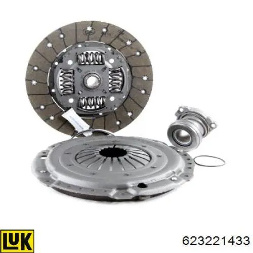 Zestaw sprzęgła (3 części) LUK 623221433 cena, od 202,12 USD