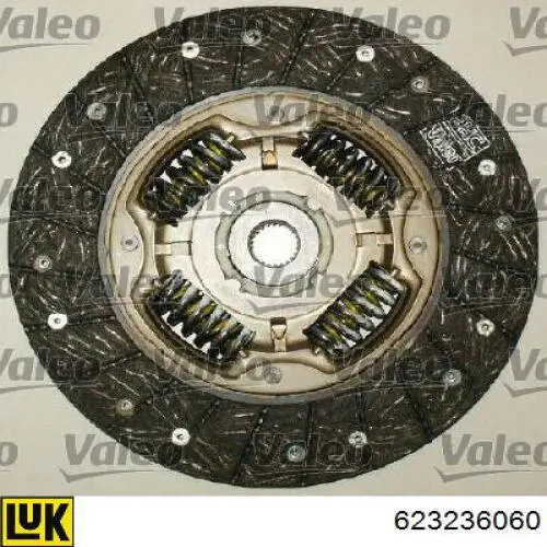 Zestaw sprzęgła (3 części) 623236060 LUK
