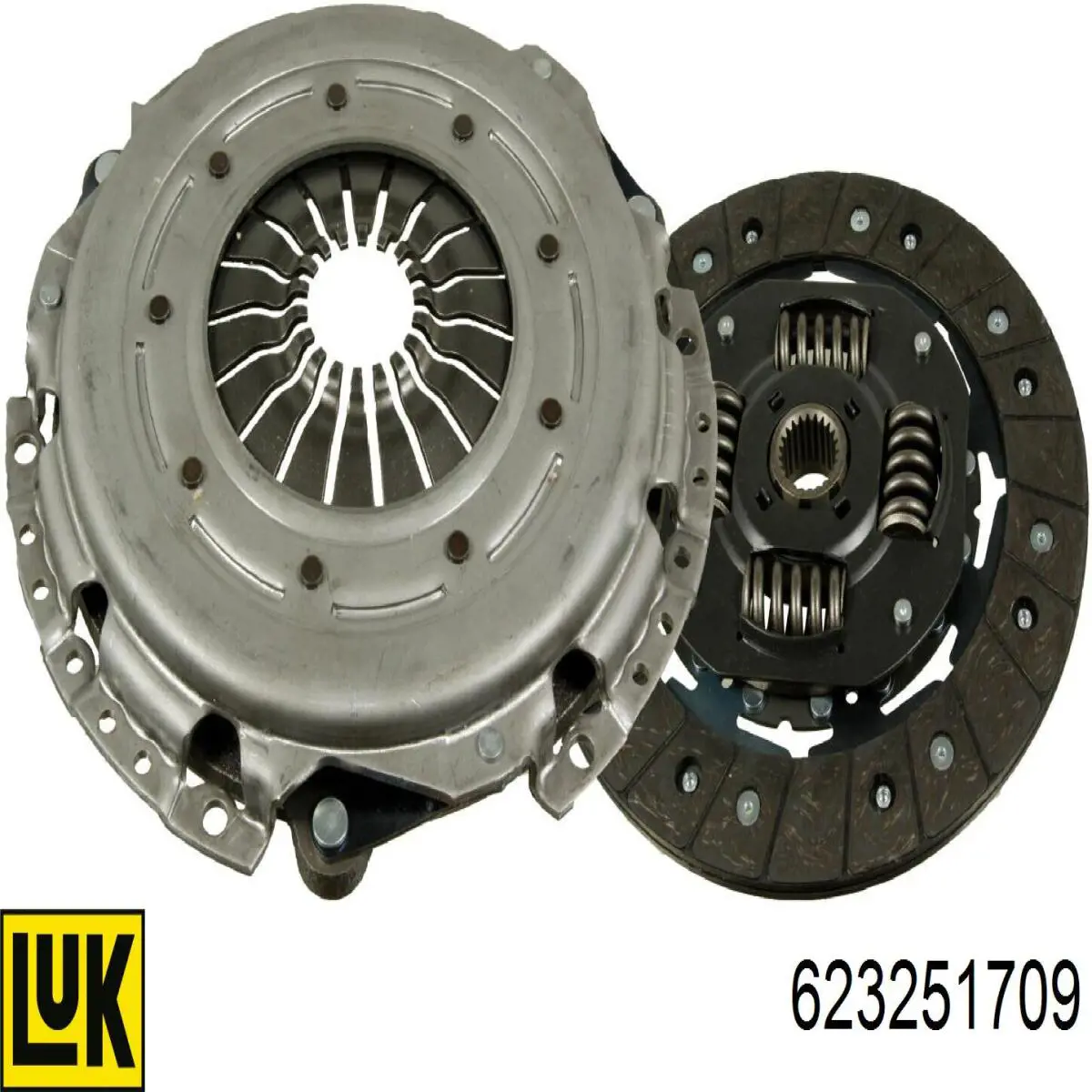Zestaw sprzęgła (3 części) LUK 623251709 cena, od 158,54 USD
