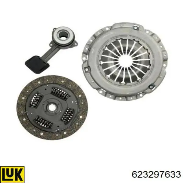 Zestaw sprzęgła (3 części) LUK 623297633 cena, od 199,45 USD