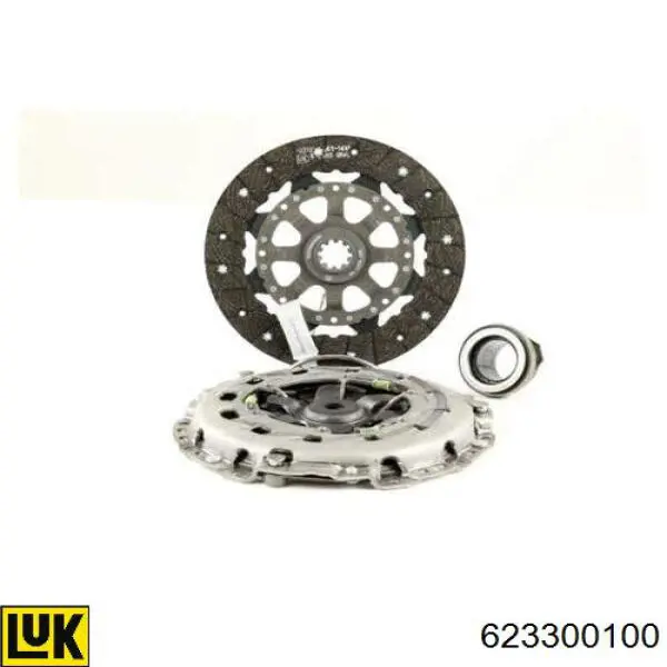 Zestaw sprzęgła (3 części) LUK 623300100 cena, od 208,24 USD