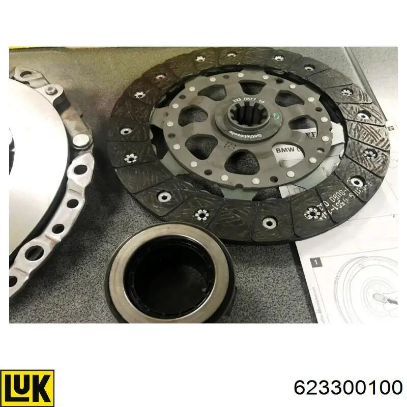 Zestaw sprzęgła (3 części) LUK 623300100 cena, od 208,24 USD