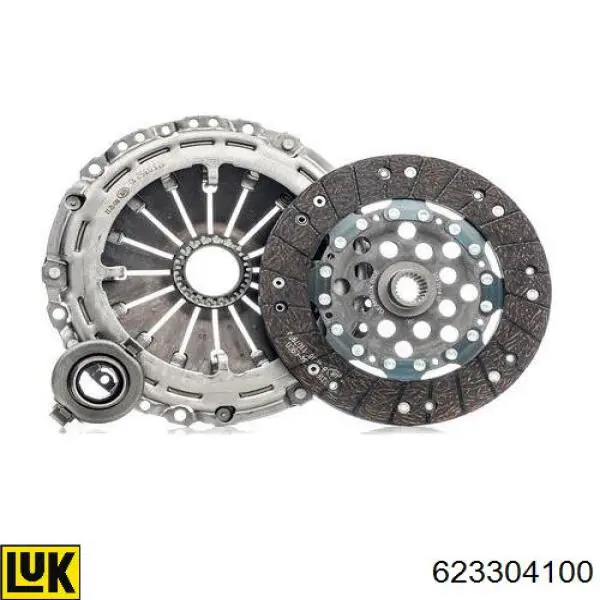Do koszyka 623304100 LUK Zestaw sprzęgła (3 części)