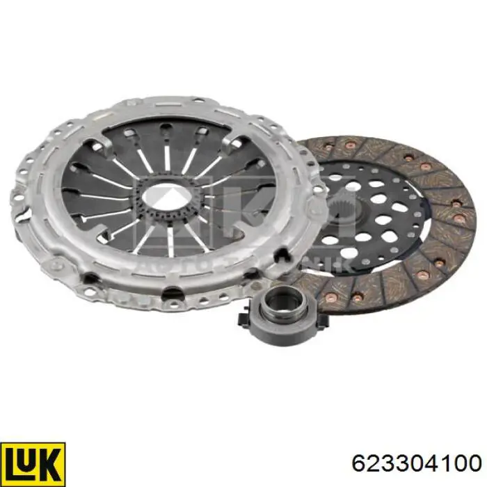 Zestaw sprzęgła (3 części) 623304100 LUK