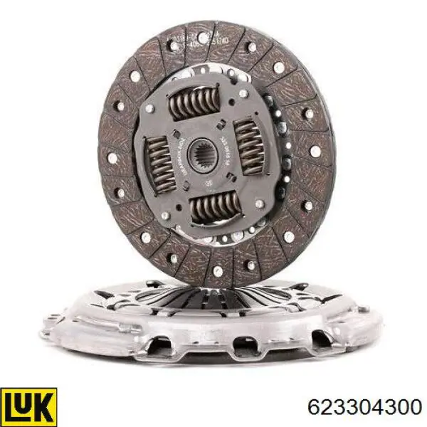 Do koszyka 623304300 LUK Zestaw sprzęgła (3 części)
