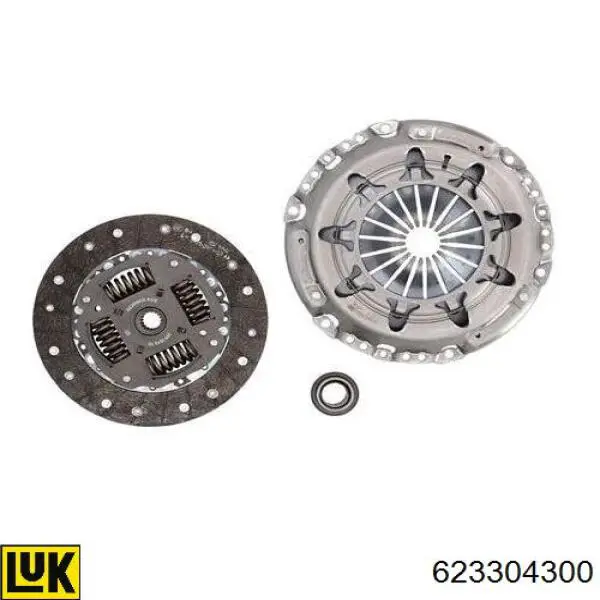 Zestaw sprzęgła (3 części) 623304300 LUK