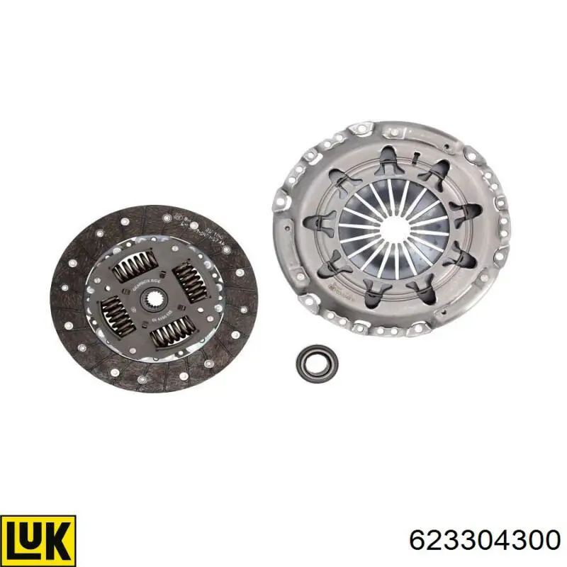 Do koszyka 623304300 LUK Zestaw sprzęgła (3 części)