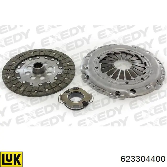 Zestaw sprzęgła (3 części) LUK 623304400 cena, od 149,39 USD