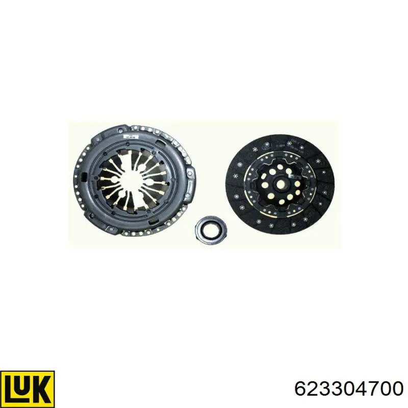 Zestaw sprzęgła (3 części) 623304700 LUK