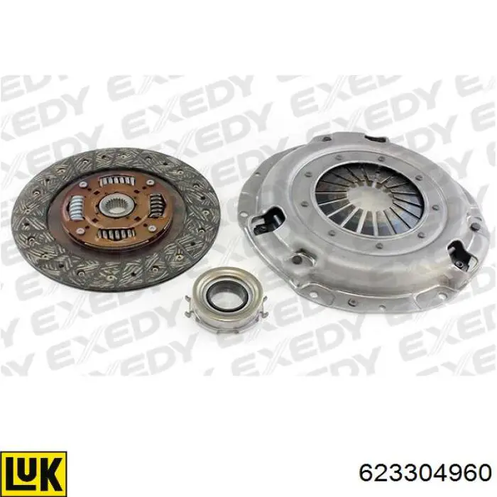 Zestaw sprzęgła (3 części) LUK 623304960 cena, od 193,17 USD