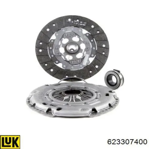 Zestaw sprzęgła (3 części) LUK 623307400 cena, od 160,06 USD
