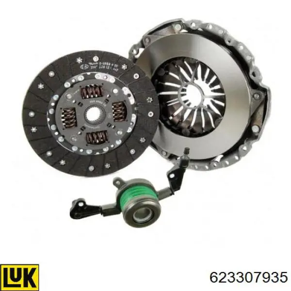 Zestaw sprzęgła (3 części) LUK 623307935 cena, od 428,56 USD