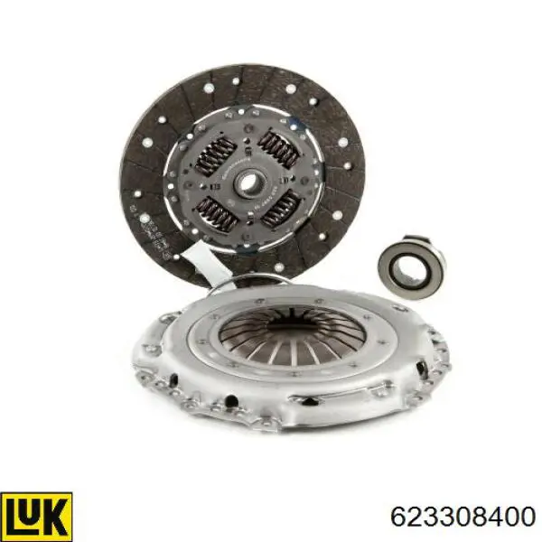 Zestaw sprzęgła (3 części) LUK 623308400 cena, od 156,28 USD